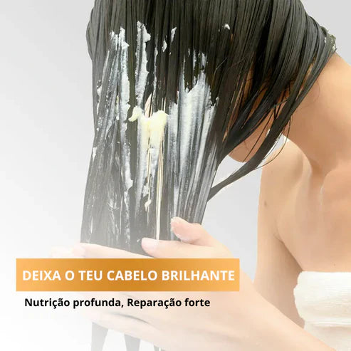 Máscara Karseell Collagen 500ml - Tratamento Capilar para Hidratação e Brilho